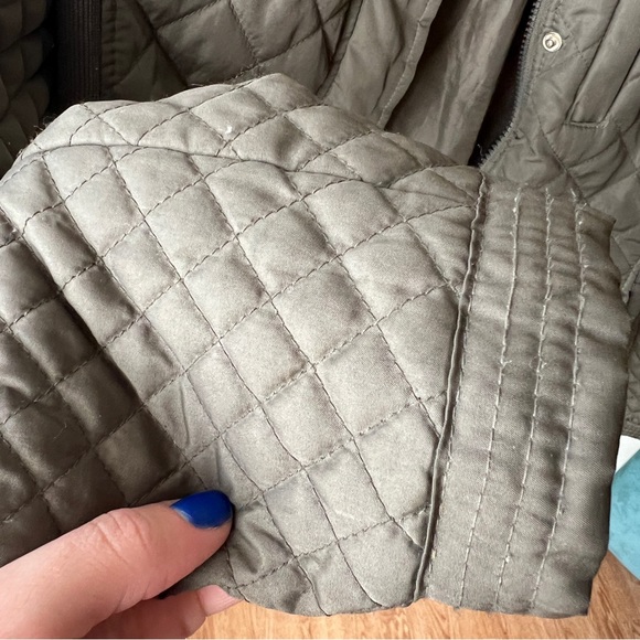 Me Jane Green Quilted Zip Up Jacket - Picture 3 of 9